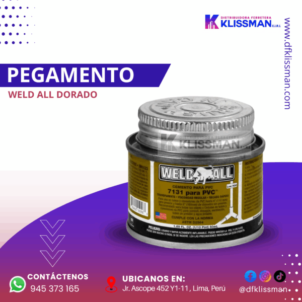 PEGAMENTO WELD ALL - Imagen 2