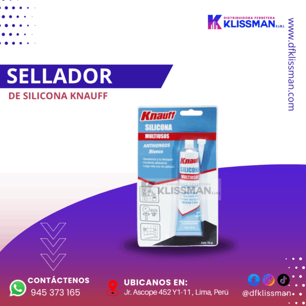SELLADOR DE SILICONA KNAUFF - Imagen 2