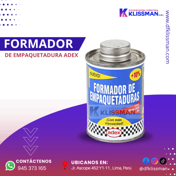 FORMADOR DE EMPAQUETADURA ADEX