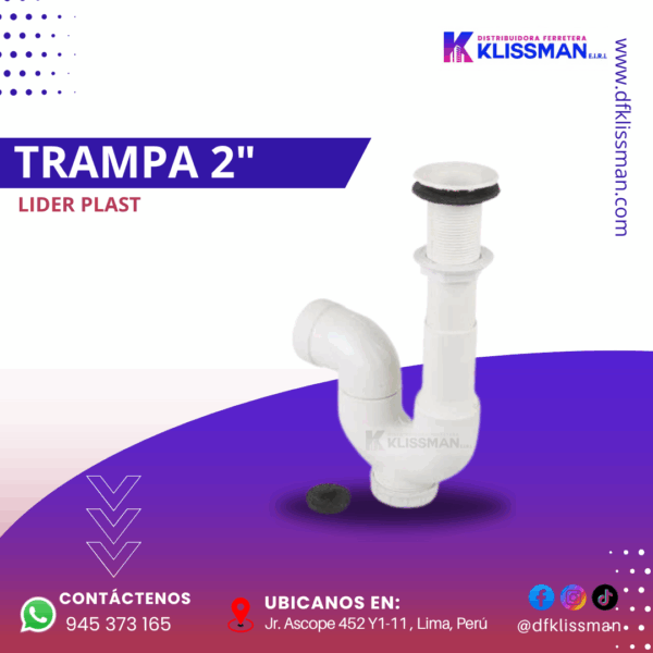 TRAMPA PVC 2” - Imagen 2