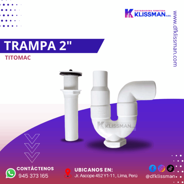 TRAMPA PVC 2” - Imagen 3
