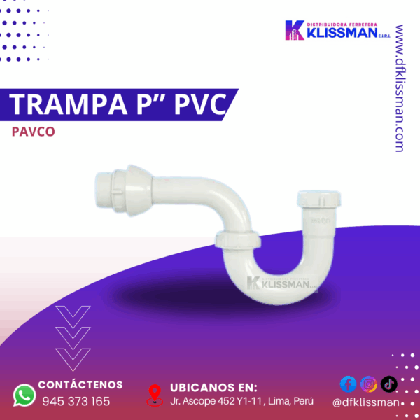 TRAMPA P” PVC