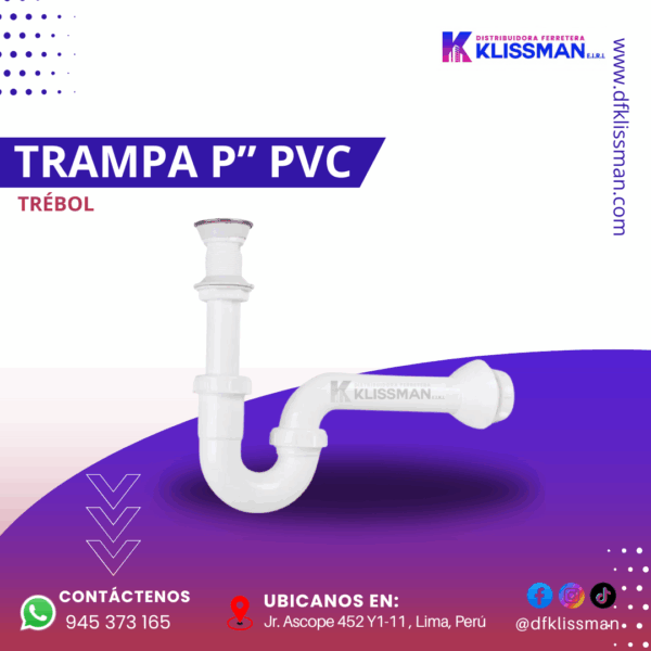TRAMPA P" PVC TRÉBOL