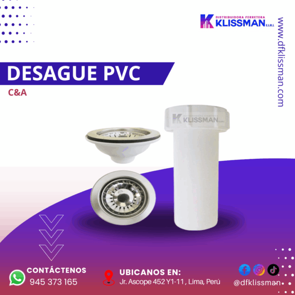 DESAGUE DE 4” C&A
