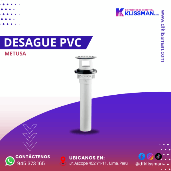 DESAGUE DE 1 1/4 PVC