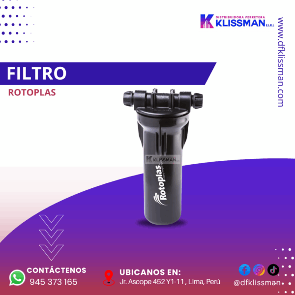FILTRO ROTOPLAS