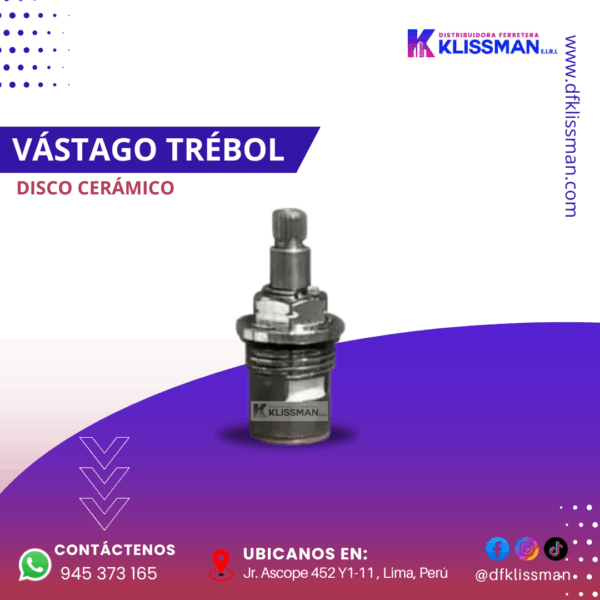 VÁSTAGO MODELO TRÉBOL