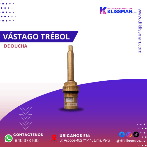 VÁSTAGO MODELO TRÉBOL - Imagen 2