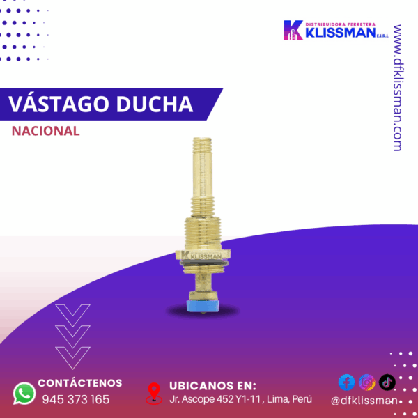 VÁSTAGO DUCHA NACIONAL