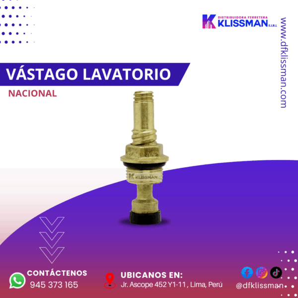 VÁSTAGO LAVATORIO