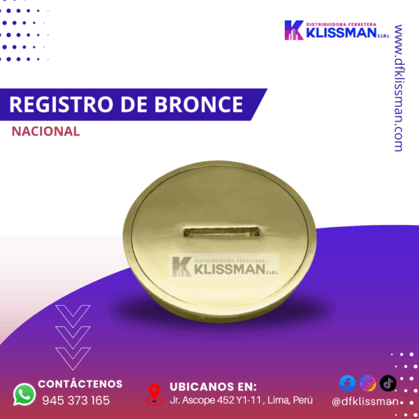 REGISTRO DE BRONCE NACIONAL