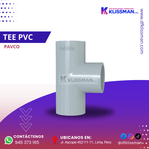 TEE PVC PAVCO