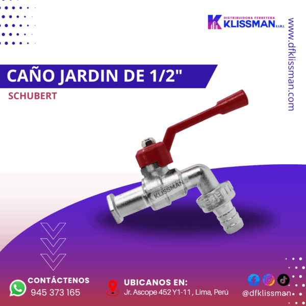 CAÑO JARDÍN SCHUBERT
